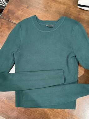 Dynamite Forest Green Crew Neck Sweater